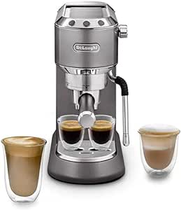 De'Longhi Dedica Arte EC885.M Portafilter Espresso Machine 15 bar Milk Foam Nozzle